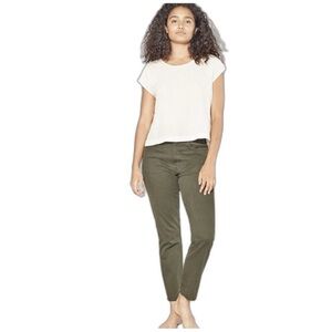 OUTERKNOWN Women’s Dune high rise slim fit Jeans Pine Green Size 28